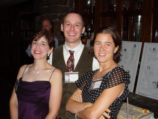 Chris (Orchanian) Adler, Nathaniel Lew, and Louise Gillette